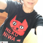 #Repost @yuki52425
<br>
下関のユニクロ限定の猫庭トートバッグと猫庭Tシャツ🐈<br>
猫庭館長さんのお礼状も嬉しい☺️🍀<br>
30代後半になってから以降、なんとなくTシャツが似合わなくなった気がしてて全く買わなくなったけど、これは欲しかった😋<br>
そして着てみたら意外と似合っていた‼️という自画自賛😆